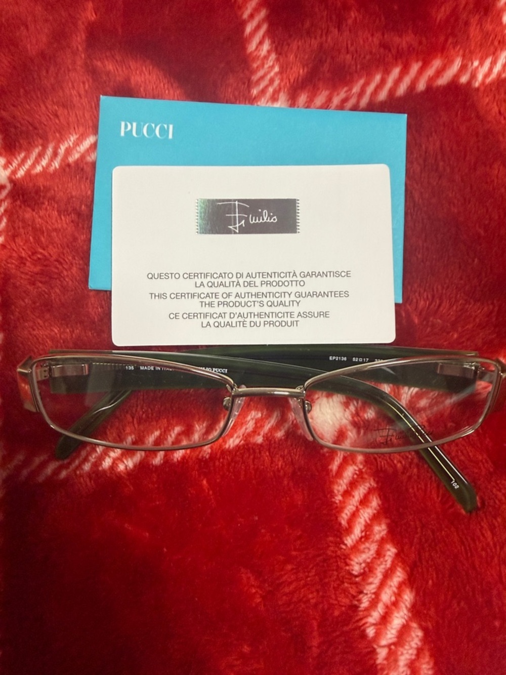Women's Rectangular Metal Glasses in Gunmetal
